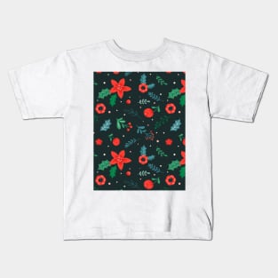 Premium Look Flowers Art Kids T-Shirt